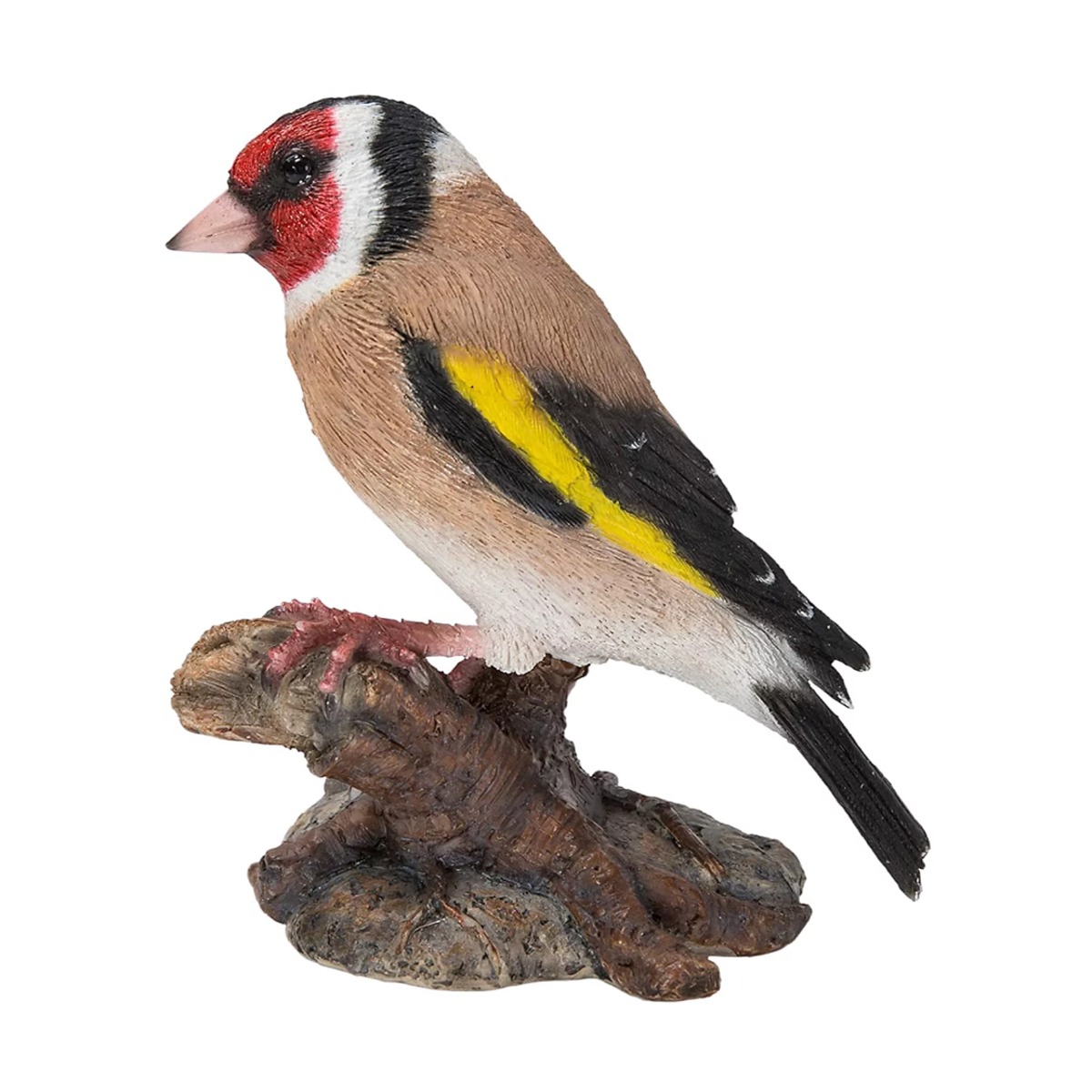 Venkovní zvířátka - Stehlík obecný polyresinový 10cm