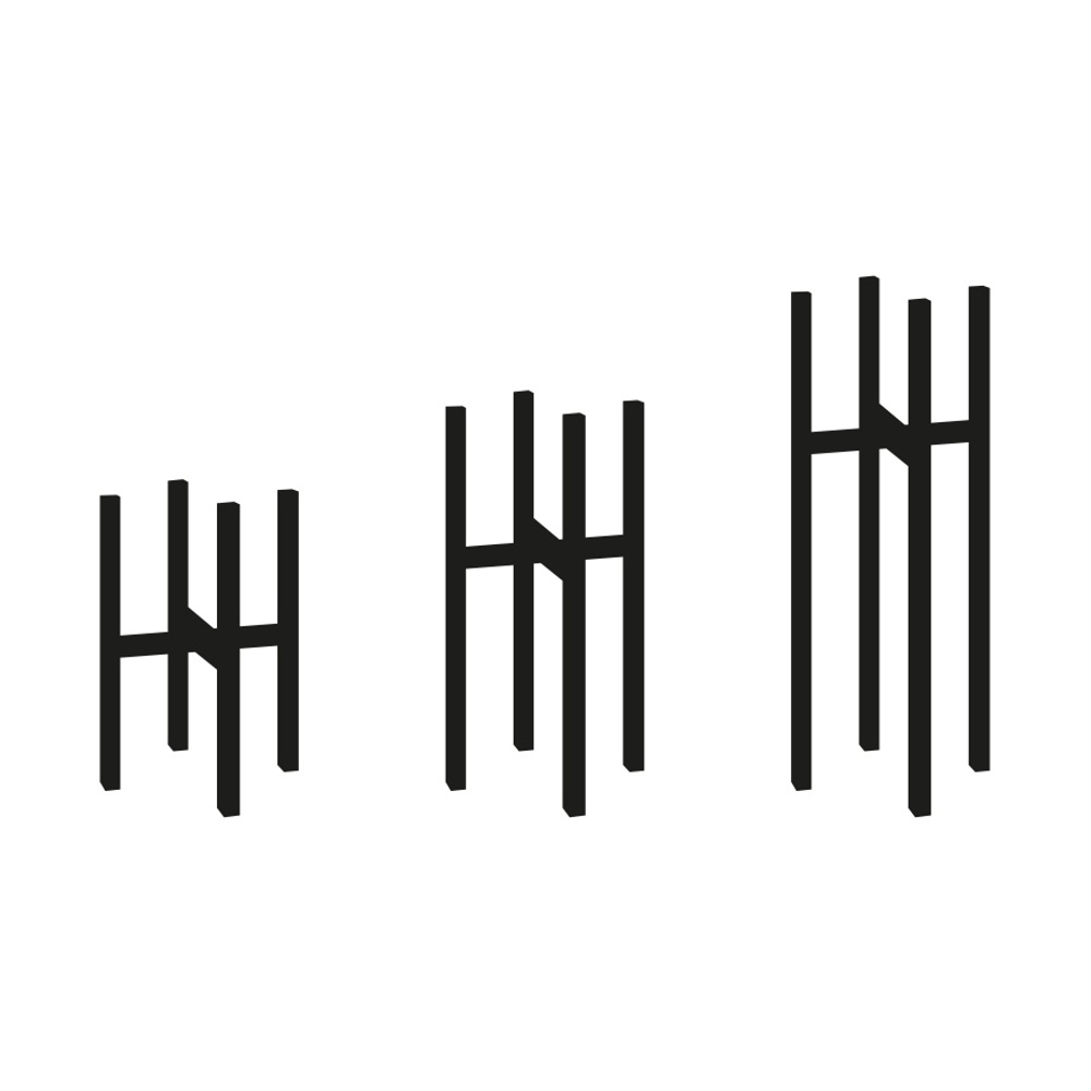 Dekorace - Stojan na květináč BELLA kovový 50/65/85cm