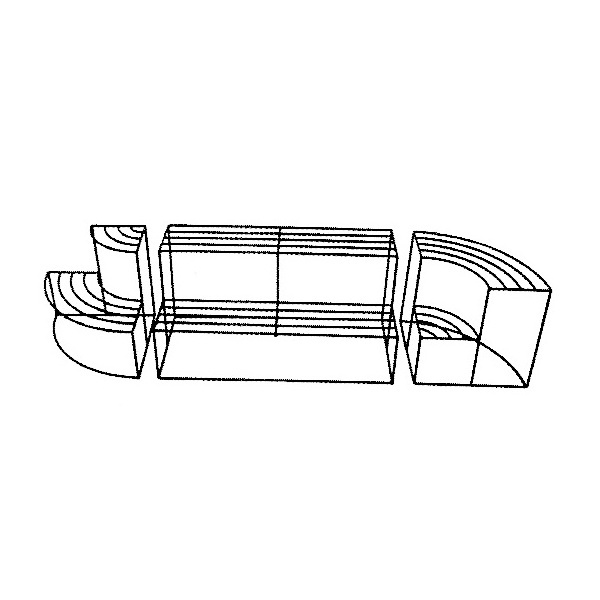 Stolek na květiny KASAI 2 patra rohový levý kovový černý 38cm-0
