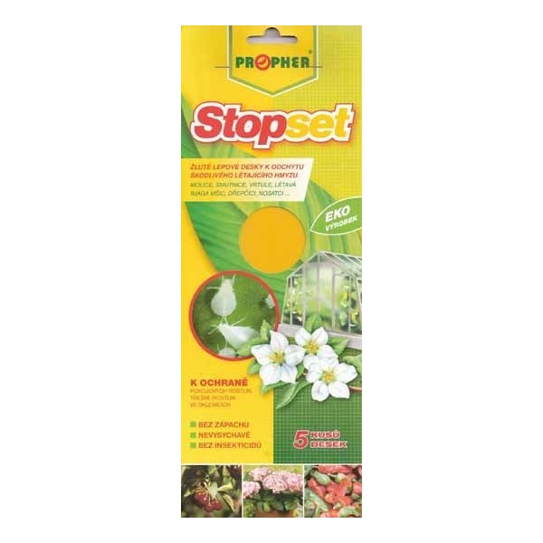 Zahradní chemie - Stopset lepové desky žluté