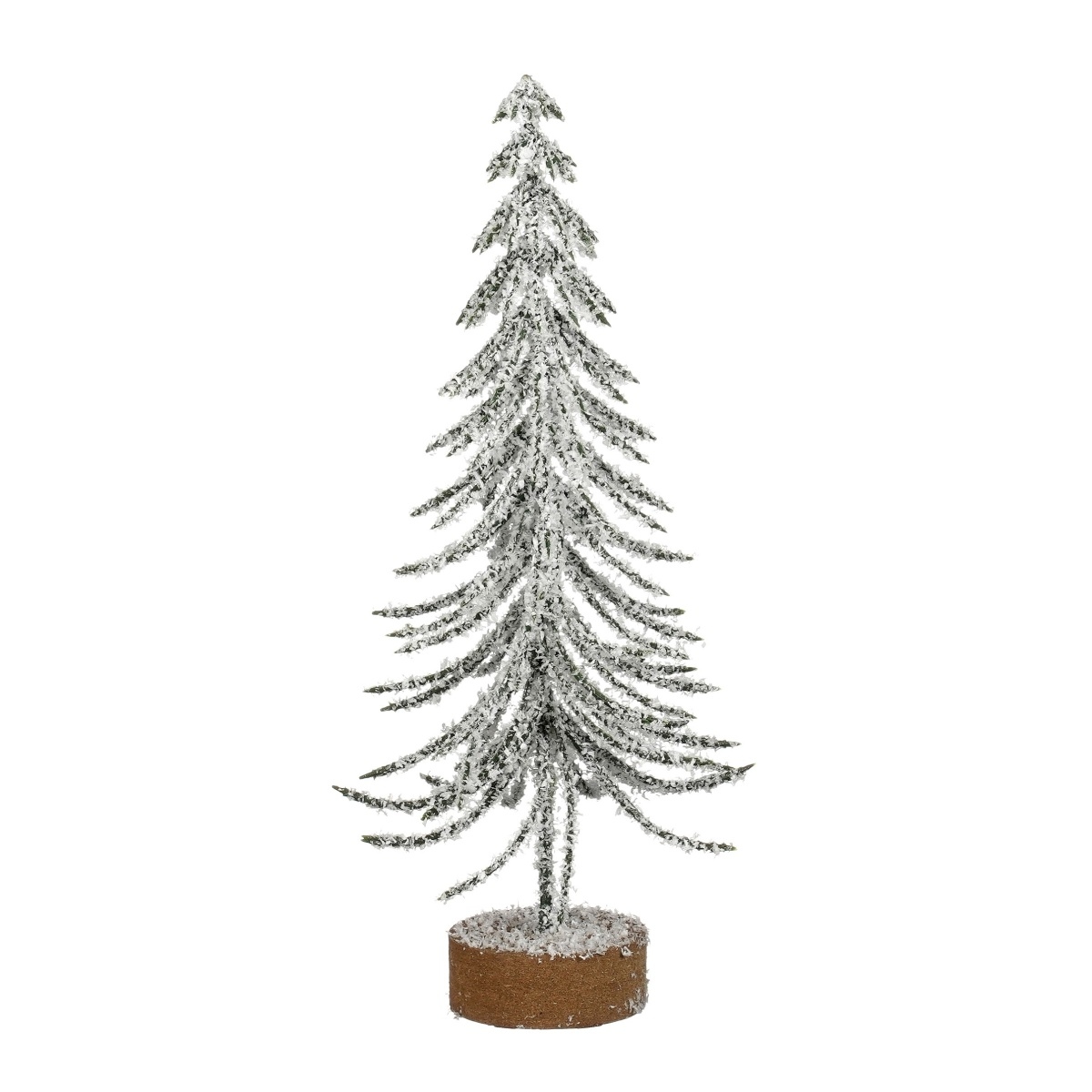 Umělé vánoční stromky - Stromek umělý na podstavci ojíněný 20cm