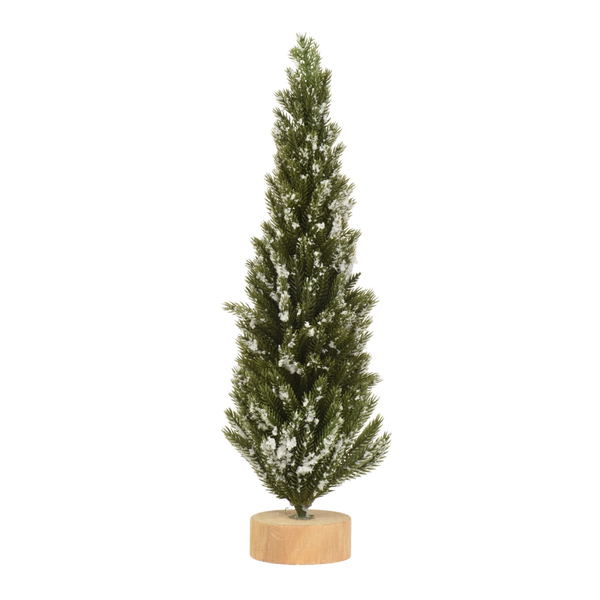Umělé vánoční stromky - Stromek umělý zasněžený na podstavci 40cm