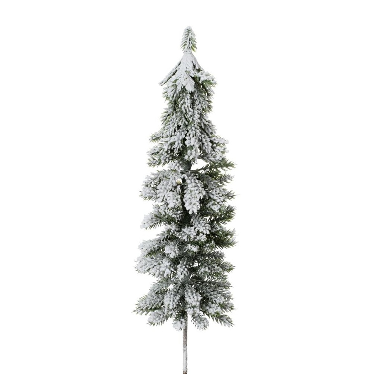 Vánoční umělé květiny - Stromek zápich umělý zasněžený 30cm