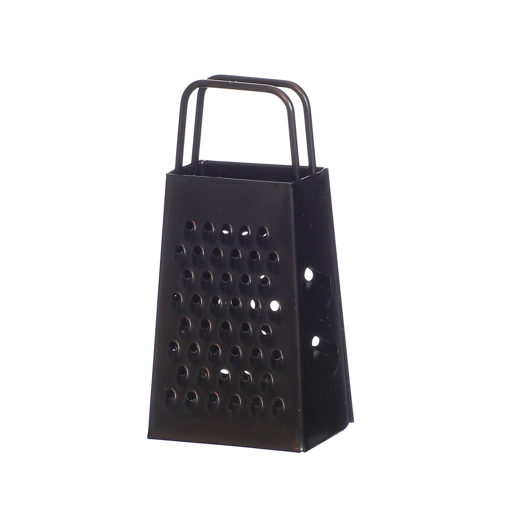 Aromalampy a vonné vosky - Struhadlo na vosk kovové černé 7,5cm