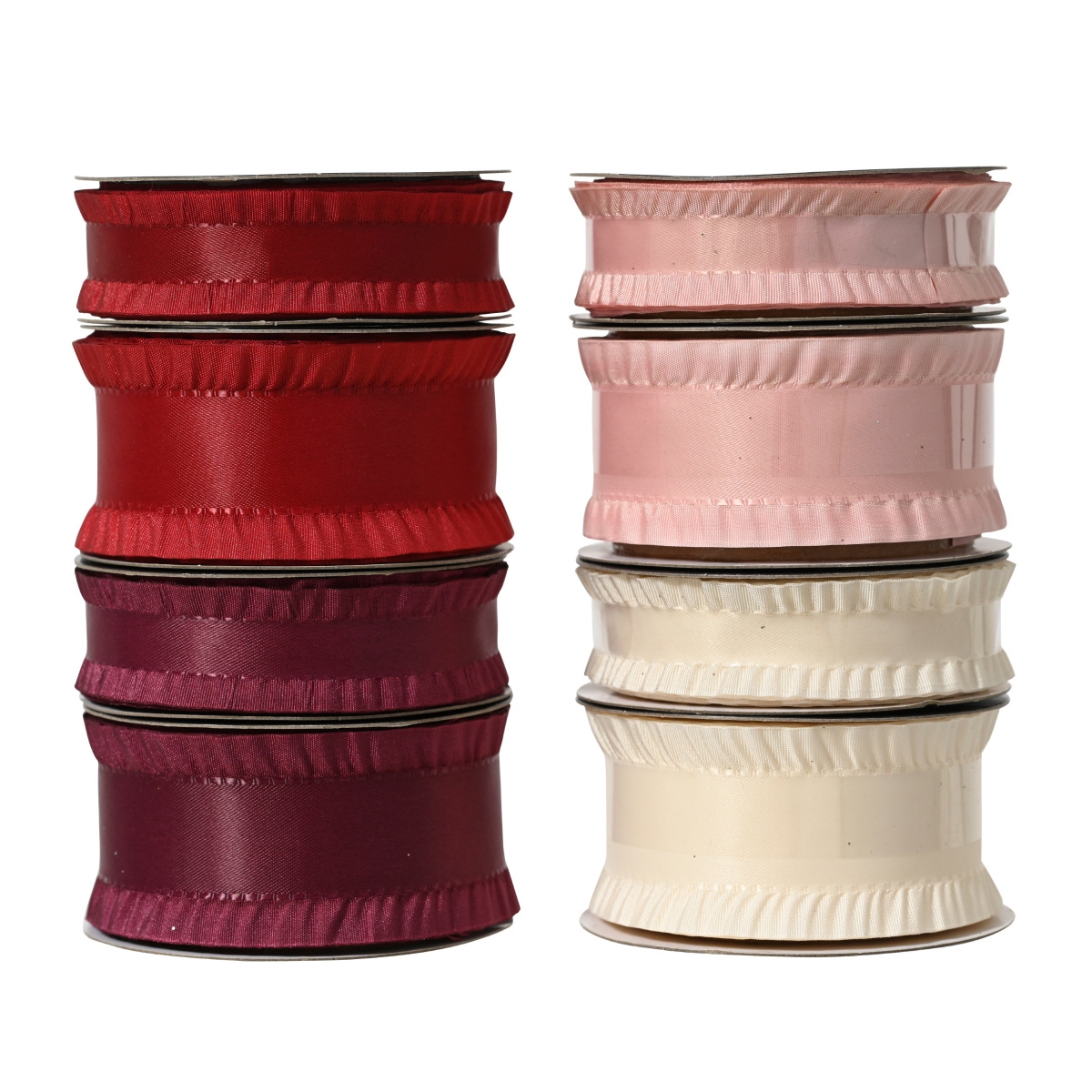 Vánoční stuhy - Stuha vánoční polyesterová mix 22-44mm