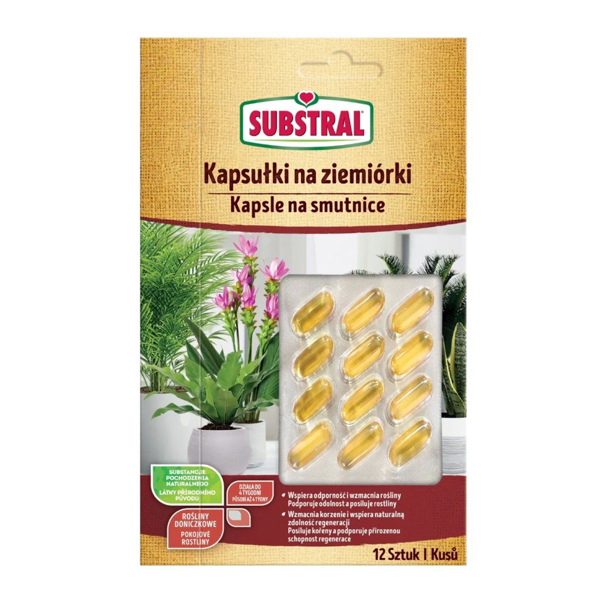 Přípravky proti hmyzu - SUBSTRAL kapsle na smutnice 12ks