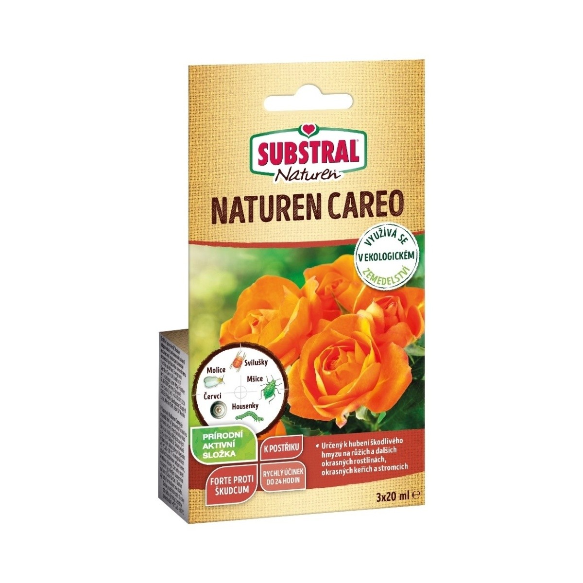 Přípravky proti škůdcům - Substral Naturen Careo koncentrát 3x20g