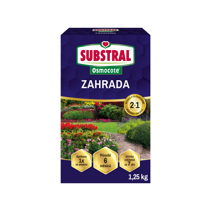 Hnojiva - Substral Osmocote zahrada 1,25kg