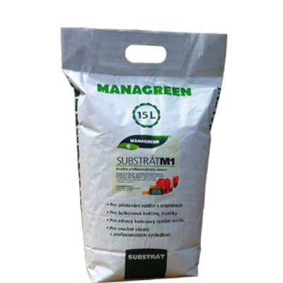 Substráty a mulče - Substrát Managreen interiér 15l