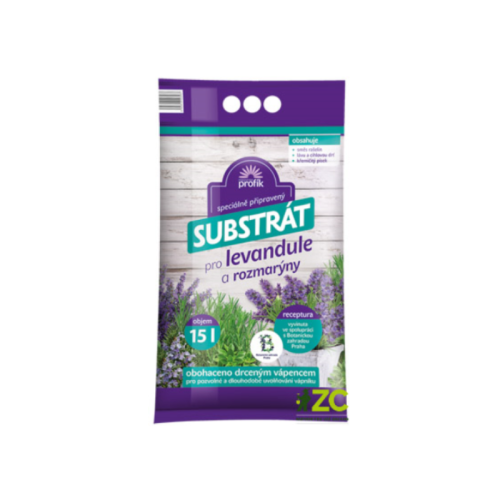 Substráty a mulče - Substrát pro levandule a rozmarýn FORESTINA PROFÍK 15l