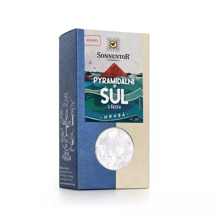 Koření - Sůl pyramidální z Řecka hrubá 65g Sonnentor
