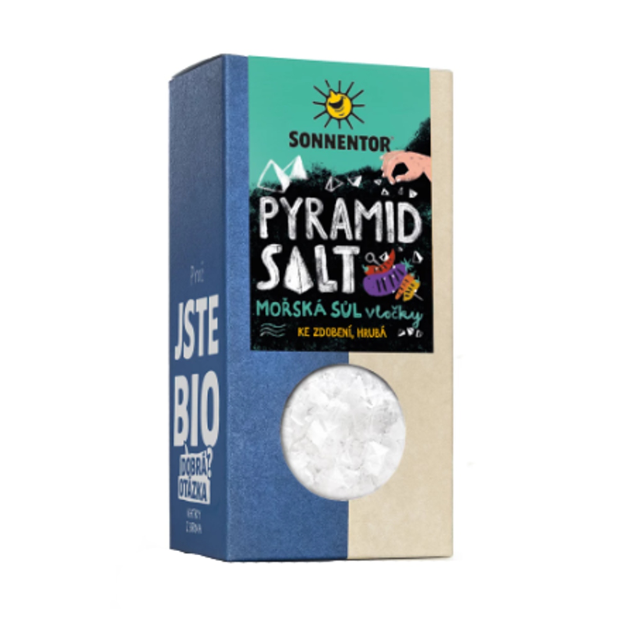 Koření - Sůl pyramidální z Řecka hrubá 65g Sonnentor