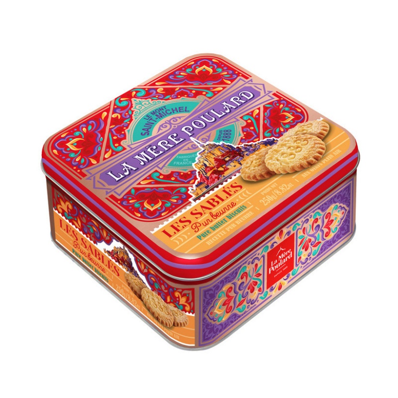 Sladké pochoutky - Sušenky L.M.POULARD Pure Butter Biscuit dóza 250g