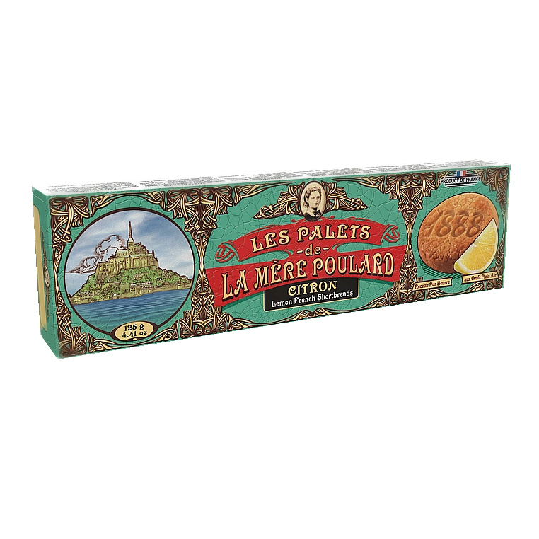 Sladké pochoutky - Sušenky Lemon French shortbread LA MÉRE POULARD 125g