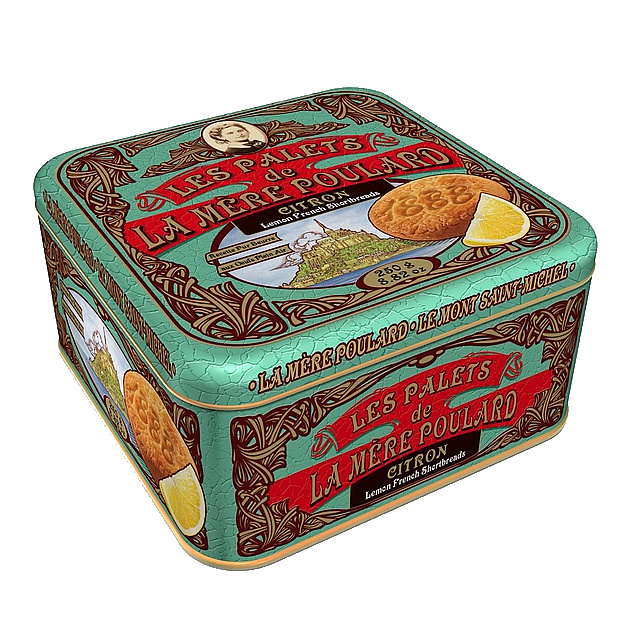 Sladké pochoutky - Sušenky Lemon French shortbread plech L.M.POULARD 250g