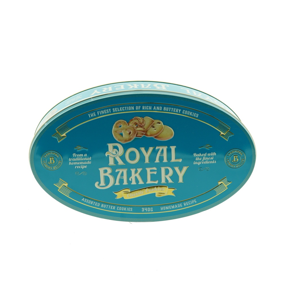 Sladké pochoutky - Sušenky máslové v plechové dóze 340g