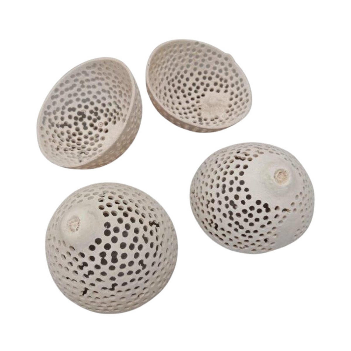 Přízdoby - Sušina Bell Mala Semi hnědo-šedá2ks