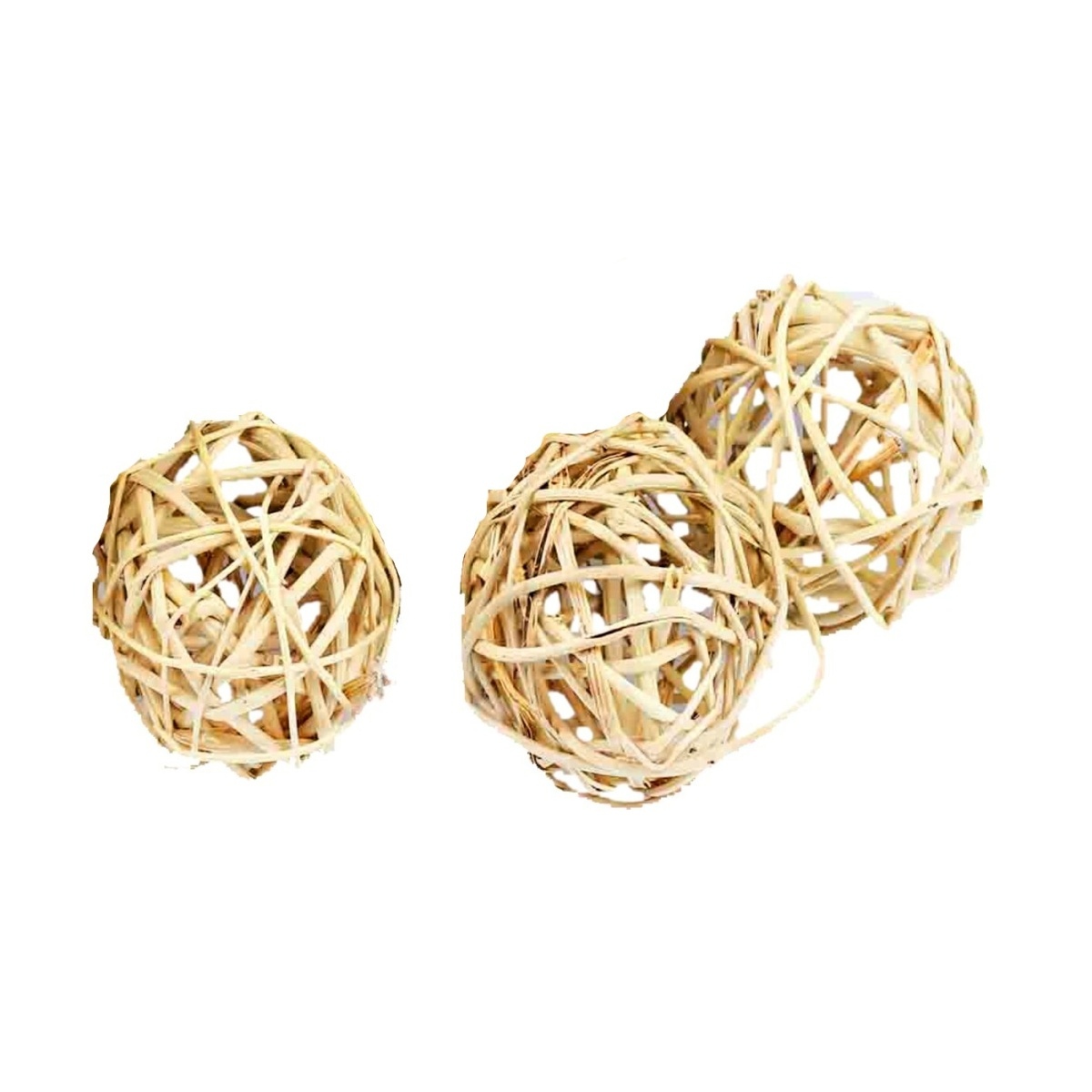 Přízdoby - Sušina Lata Ball přírodní 2cm/10ks