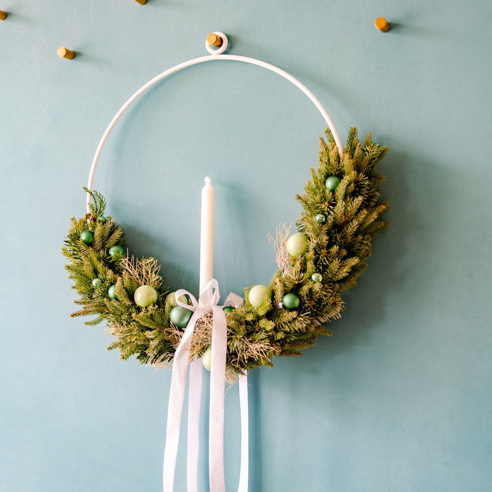 Svícen kruhový BARTANG na 1 svíčku závěsný 50/70cm-0