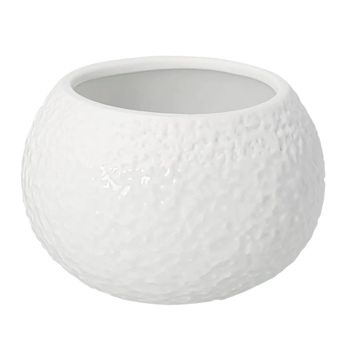 Svícny - Svícen porcelánová sněhová koule 7,5cm