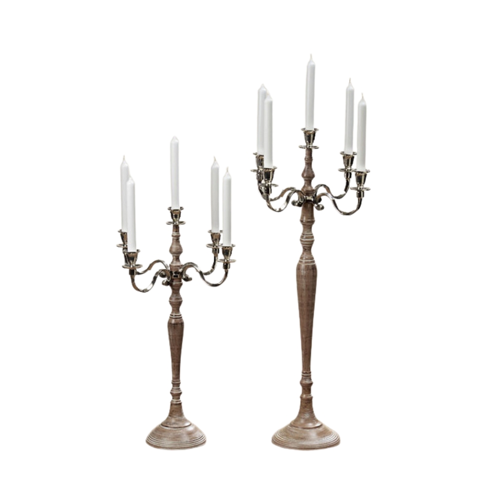 Svícny - Svícen VICTORIA antik 59cm