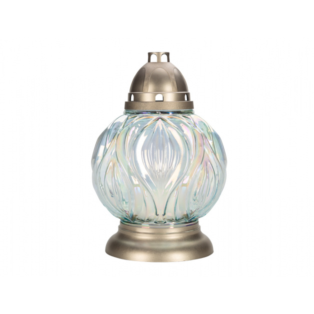 Hřbitovní svíčky - Svíčka hřbitovní LAMPA SKLO koule 28cm