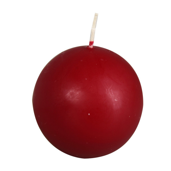 Klasické svíčky - Svíčka koule RAL BOLSIUS bordó 7cm
