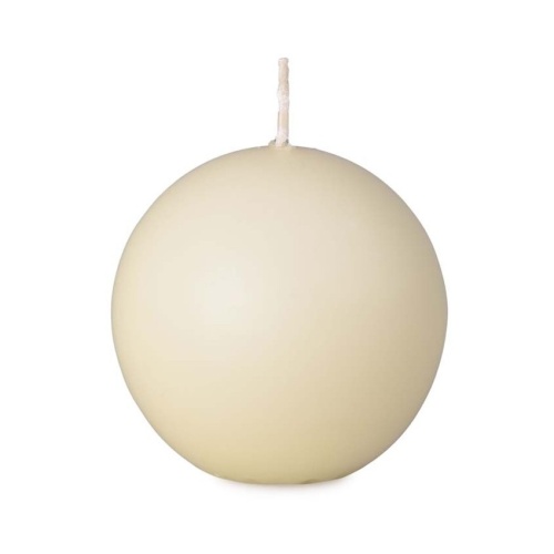 Klasické svíčky - Svíčka koule RAL BOLSIUS slonová kost 7cm