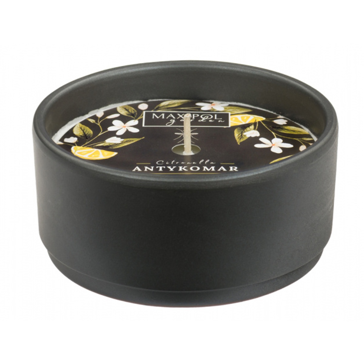 Zahradní svíce - Svíčka proti hmyzu CITRONELLA ANTIMOSKYTO v keramice 11cm