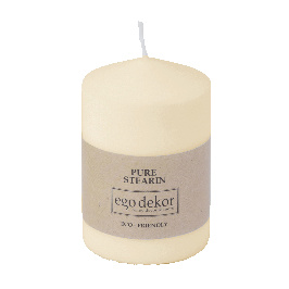 Klasické svíčky - Svíčka válec ED ECO TOP stearin sl.kost 10cm