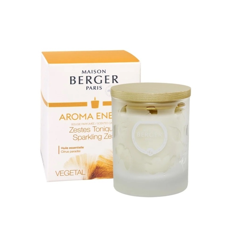 Svíčky vonné ve skle a jiném - Svíčka vonná va skle BERGER AROMA Sparkling Zest 180g