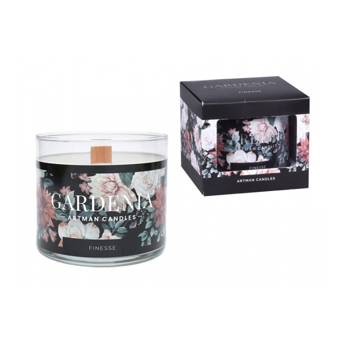 Svíčky vonné ve skle a jiném - Svíčka vonná ve skle Gardenia 400g