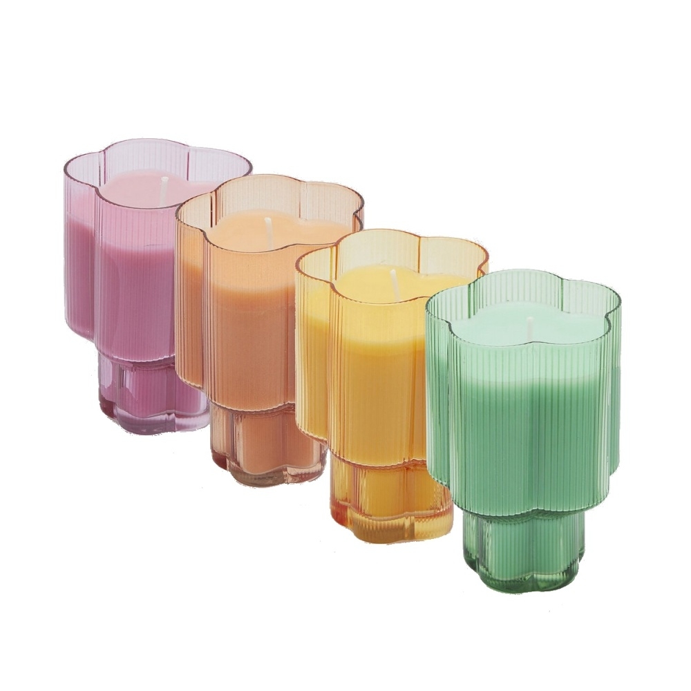 Svíčky vonné ve skle a jiném - Svíčka vonná ve skle PRIMULA mix vůní 10,5cm