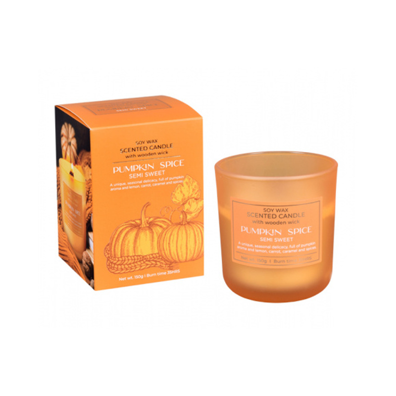 Svíčky vonné ve skle a jiném - Svíčka vonná ve skle Pumpkin Spice Sweet 150g