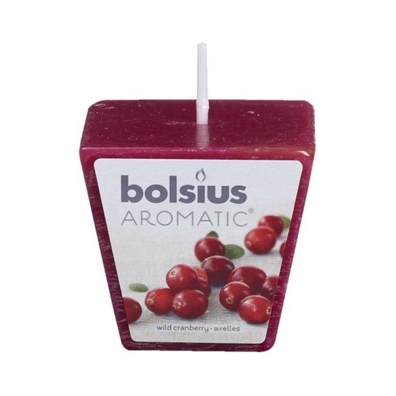 Votivy Bolsius - Svíčka vonná votiv BOLSIUS Wild Cranberry
