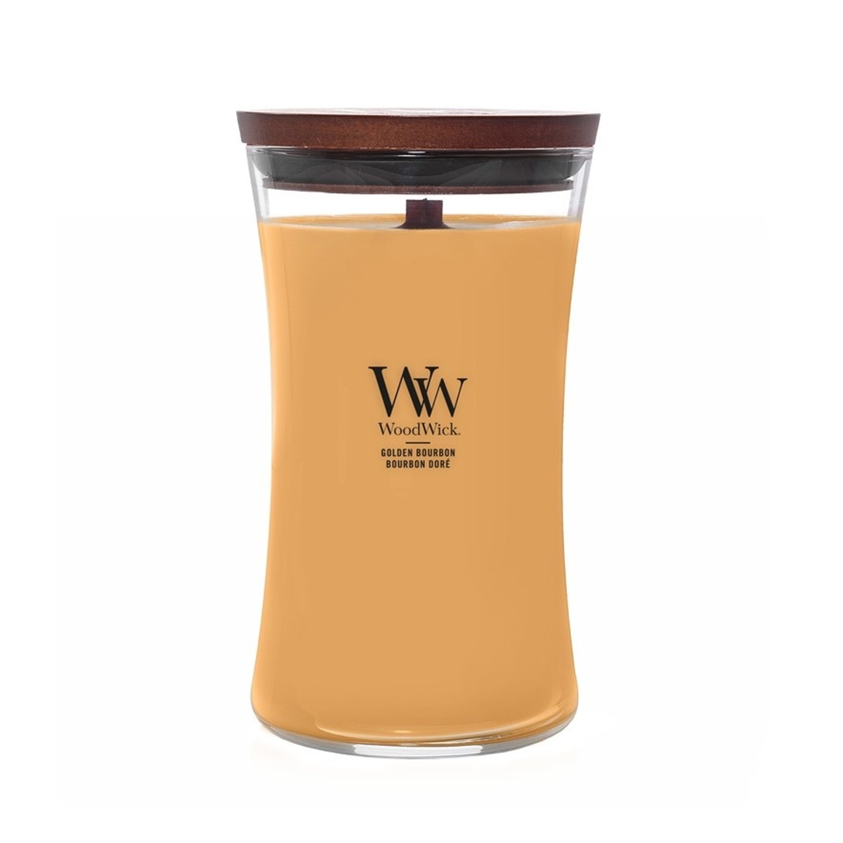Svíčky WoodWick - Svíčka WoodWick Golden Bourbon 609g