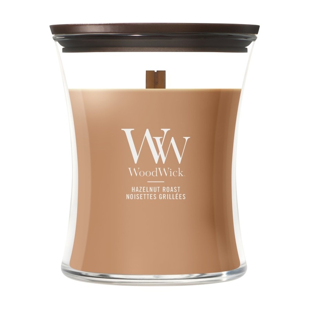 Svíčky WoodWick - Svíčka WoodWick Hazelnut Roast 275g