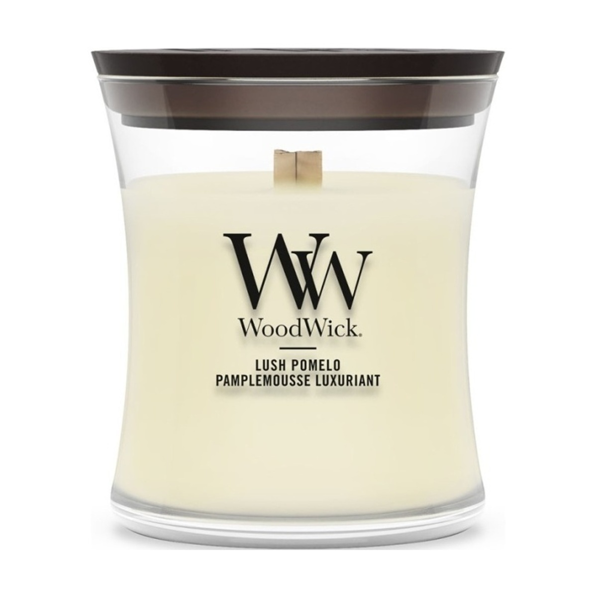 Svíčky WoodWick - Svíčka WoodWick Lush pomelo 85g