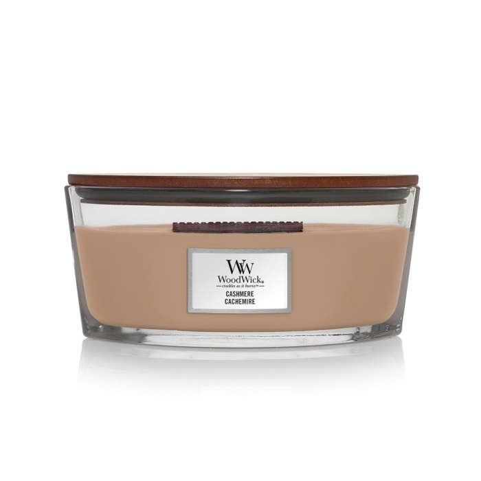 Svíčky WoodWick oválné - Svíčka WoodWick oválná Cashmere 453g