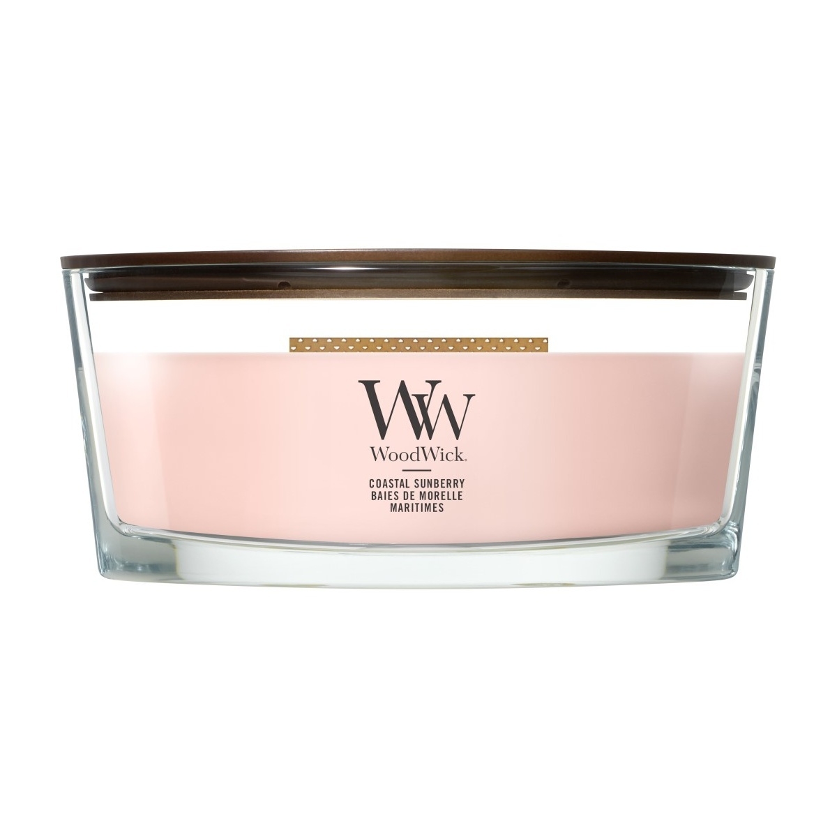 Svíčky WoodWick oválné - Svíčka WoodWick oválná Coastal Sunberry 453g