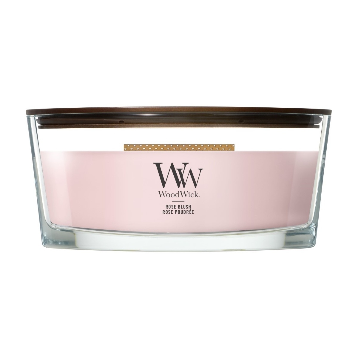Svíčky WoodWick oválné - Svíčka WoodWick oválná Rose Blush 453g