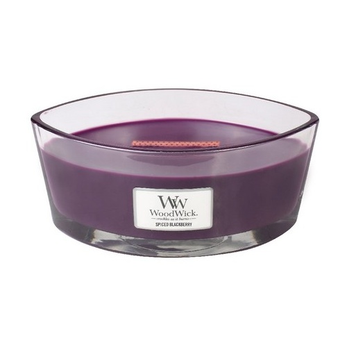Svíčky WoodWick oválné - Svíčka WoodWick oválná Spiced Blackberry 453g