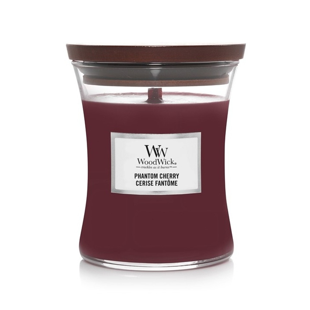 Svíčky WoodWick - Svíčka WoodWick Phantom Cherry 275g