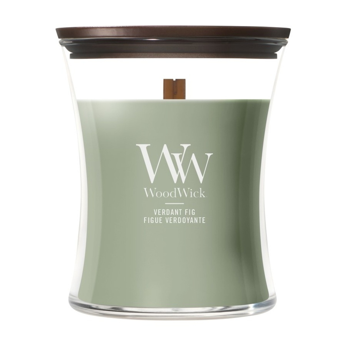 Svíčky WoodWick - Svíčka WoodWick Verdant Fig 275g