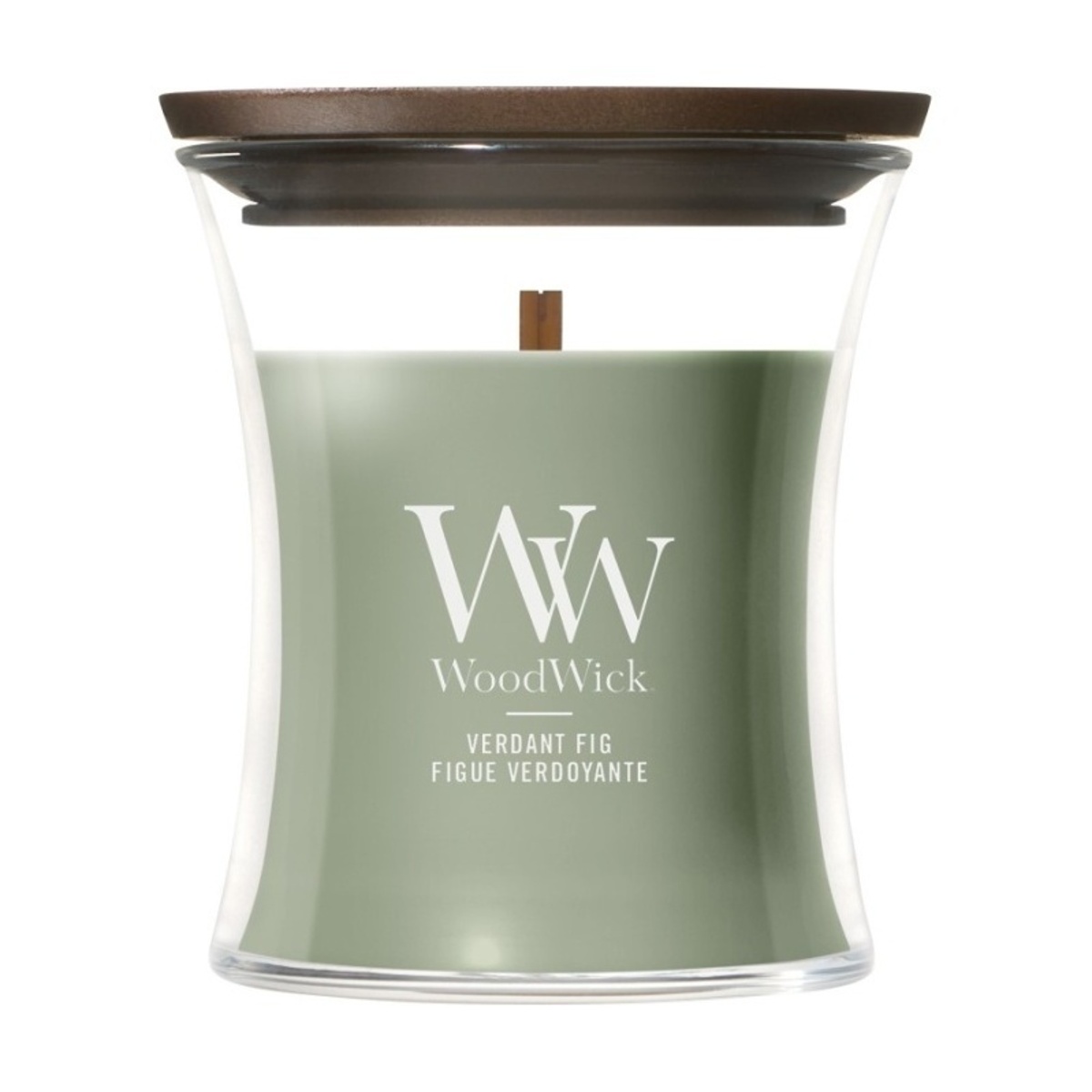 Svíčky WoodWick - Svíčka WoodWick Verdant Fig 85g