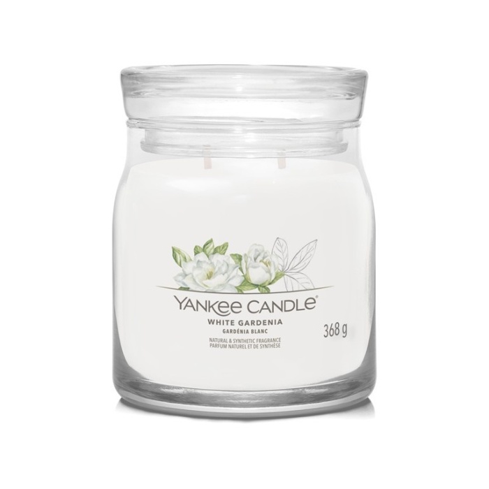 Dekorace - Svíčka YANKEE CANDLE Signature 368g White Gardenia