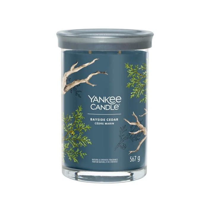 Svíčky YANKEE CANDLE Signature Tumbler - Svíčka YANKEE CANDLE Signature Tumbler 567g Bayside Cedar