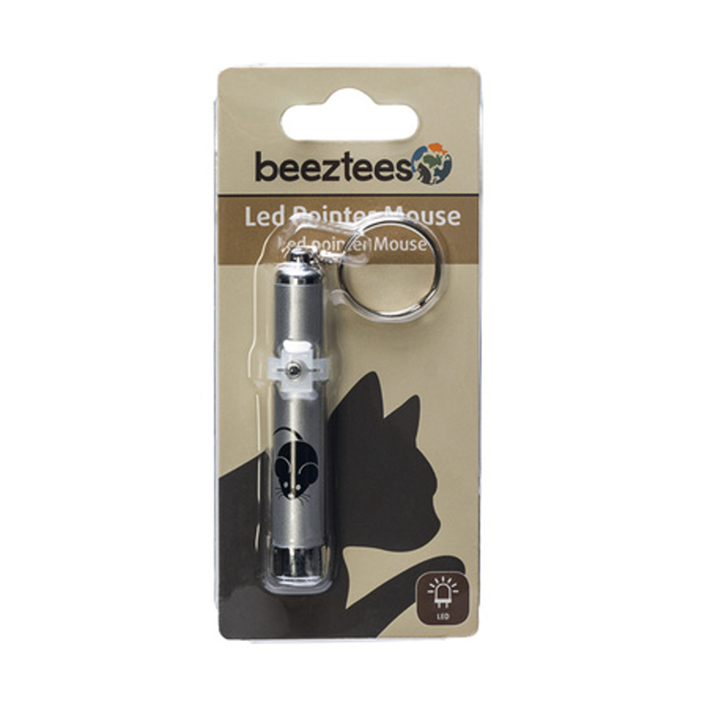 Svítilna - kapesní laser s LED stříbrná cm-0