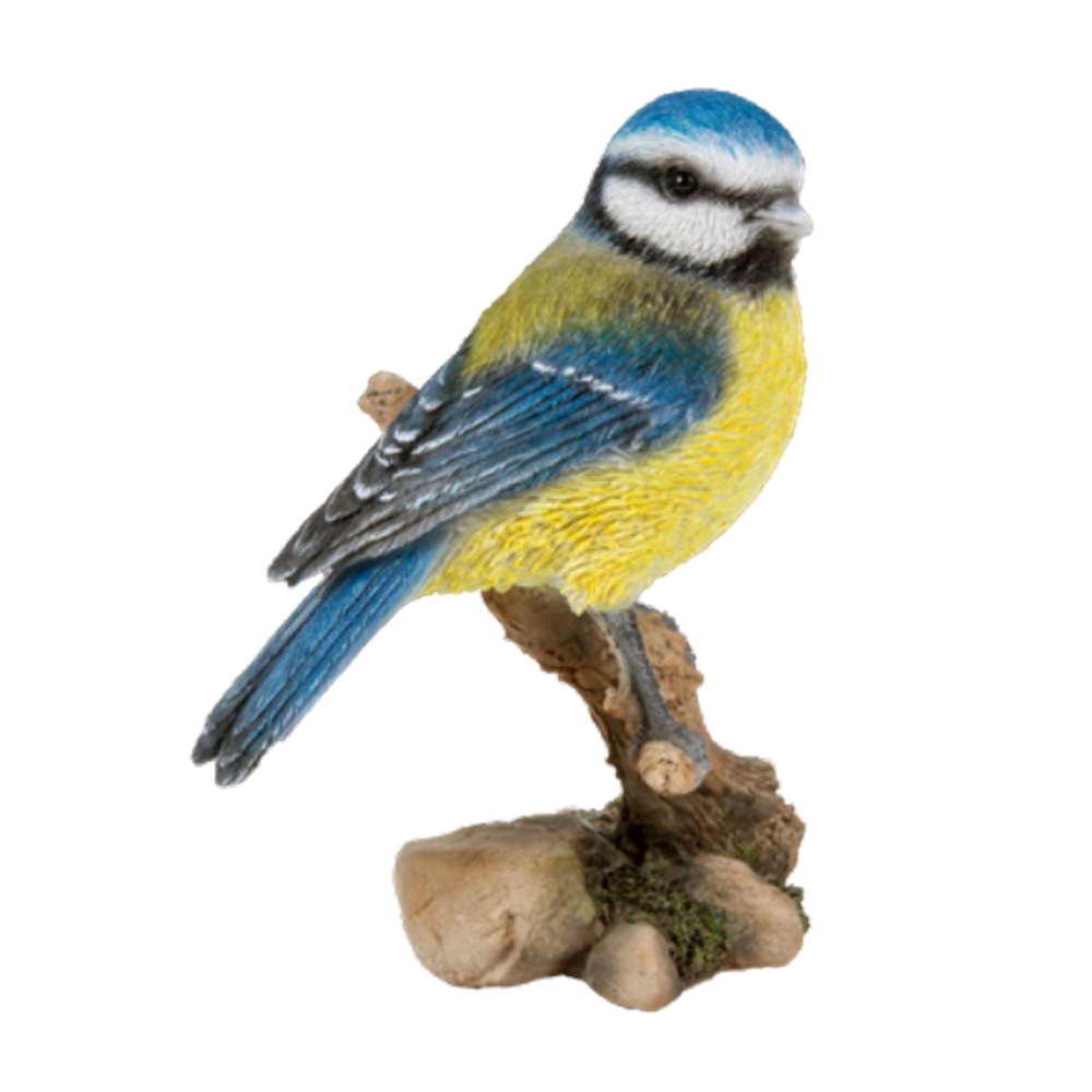 Venkovní zvířátka - Sýkorka modřinka polyresinová 13cm