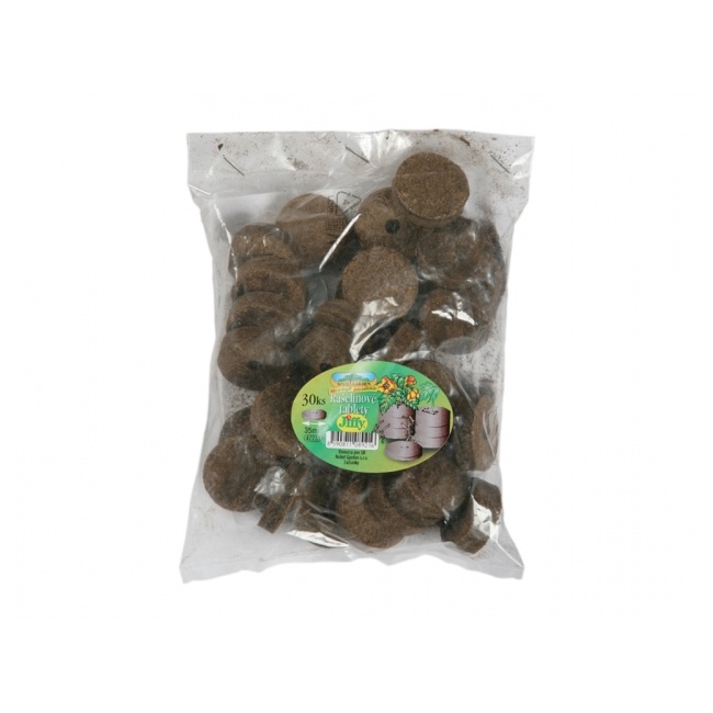 Předpěstování - Tableta rašelinová Jiffy d33mm 30ks